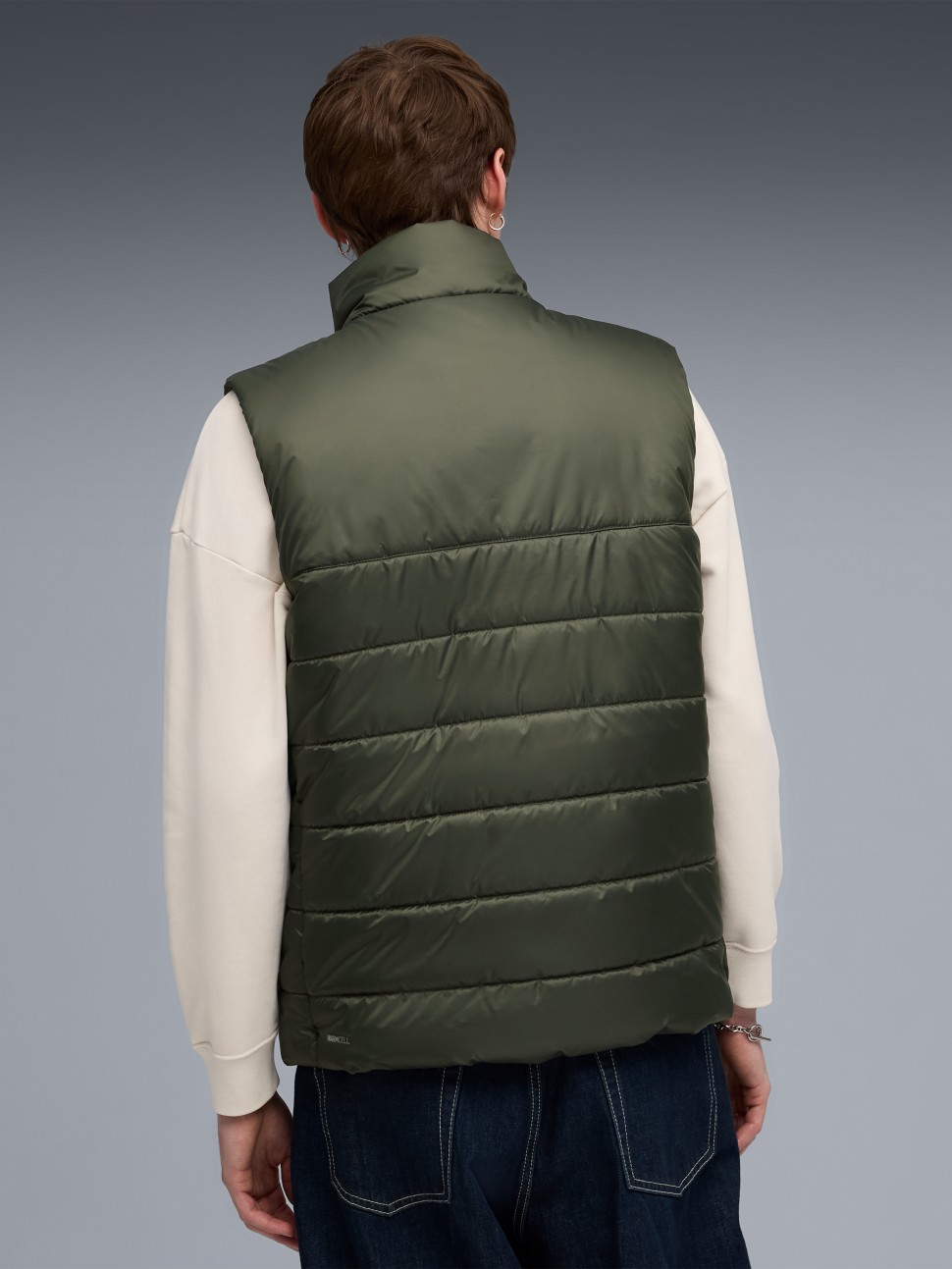 Жилет чоловічий Puma ESS Padded Vest хакі 68520970 — фото 3
