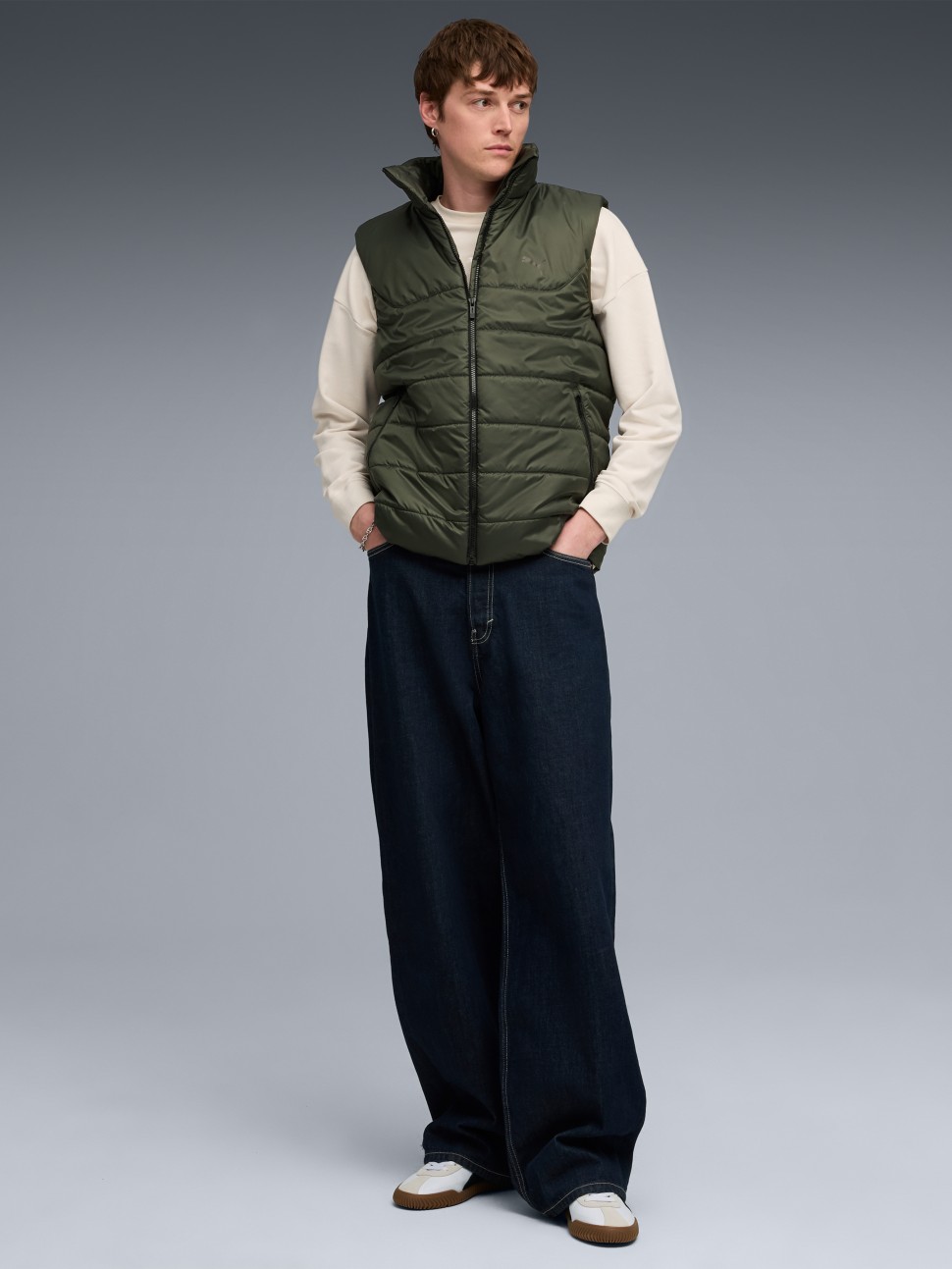 Жилет чоловічий Puma ESS Padded Vest хакі 68520970 — фото 4
