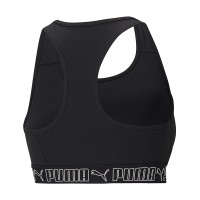 Бра женское Puma Mid Elastic Padded Bra Pm черное 52030301 изображение 2