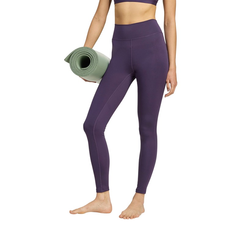 Леггинсы женские Adidas All Me Ess 1/1 фиолетовые JW7659