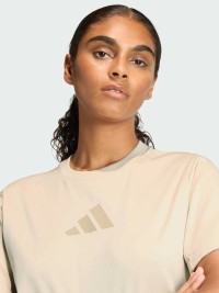 Футболка женская Adidas W Z.N.E. TEE бежевая KC7717 изображение 4
