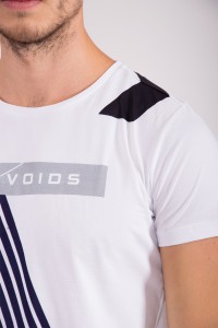 Футболка чоловіча Evoids Lingo біла 552116-100  изображение 4