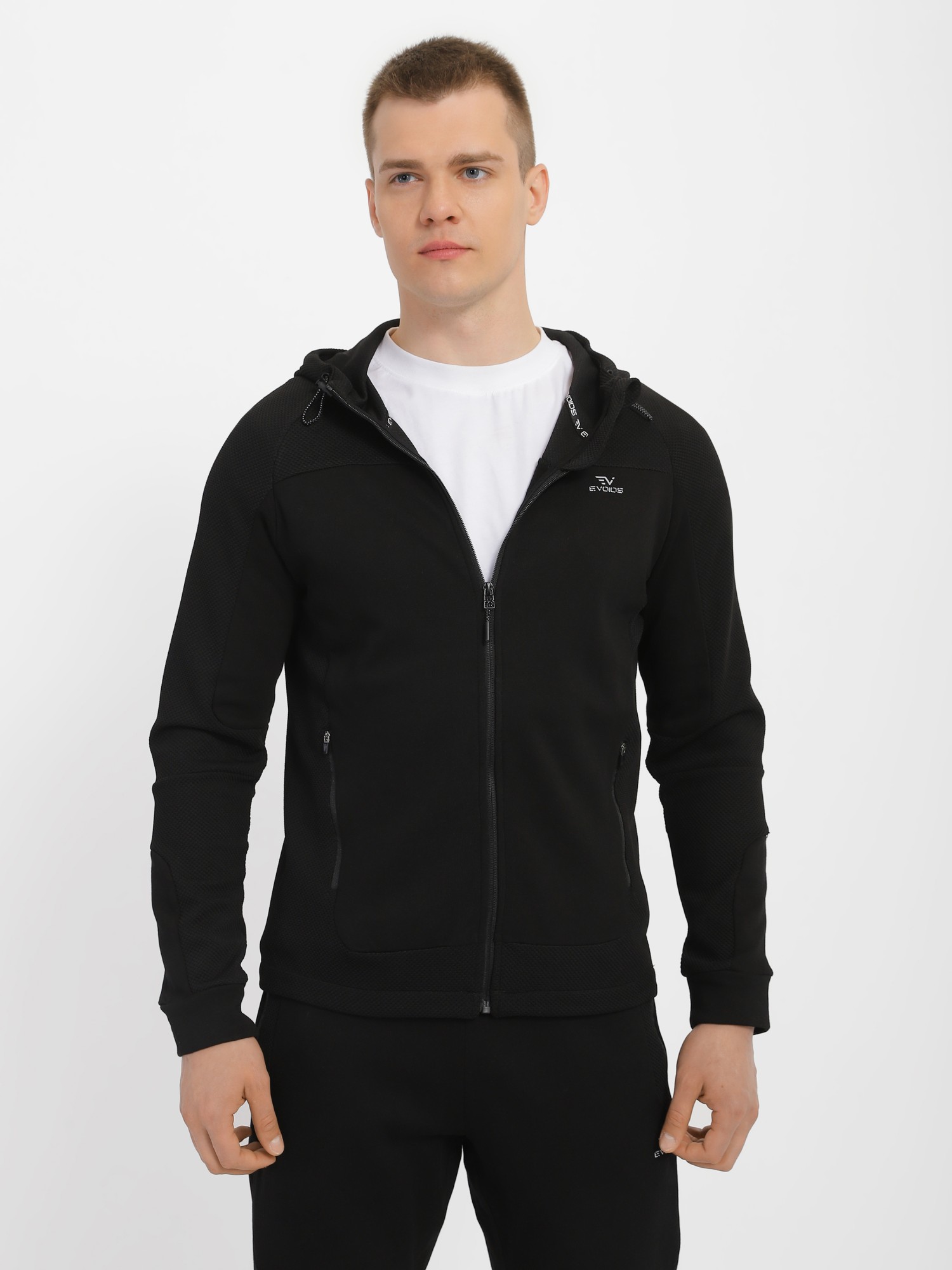 Толстовка мужская Evoids Calis черная 552137-010 изображение 3