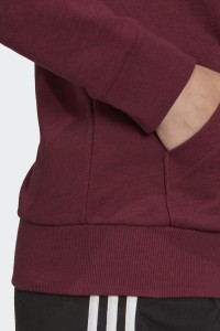 Толстовка женская Adidas W Lin Ft Fz Hd фиолетовая H07820 изображение 5