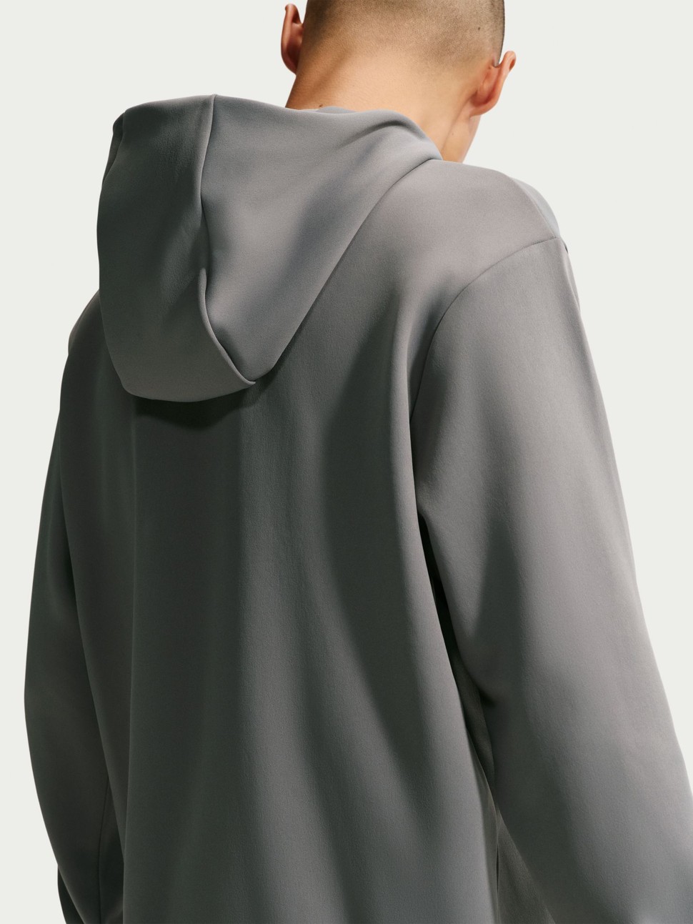 Толстовка мужская Nike M NK DF UV FLEX FLC FZ HD серая IF2982-084 — фото 5