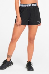 Шорти женские Puma Train Strong Woven 3 черные 52180601 изображение 2