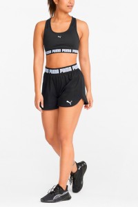 Шорти женские Puma Train Strong Woven 3 черные 52180601 изображение 4