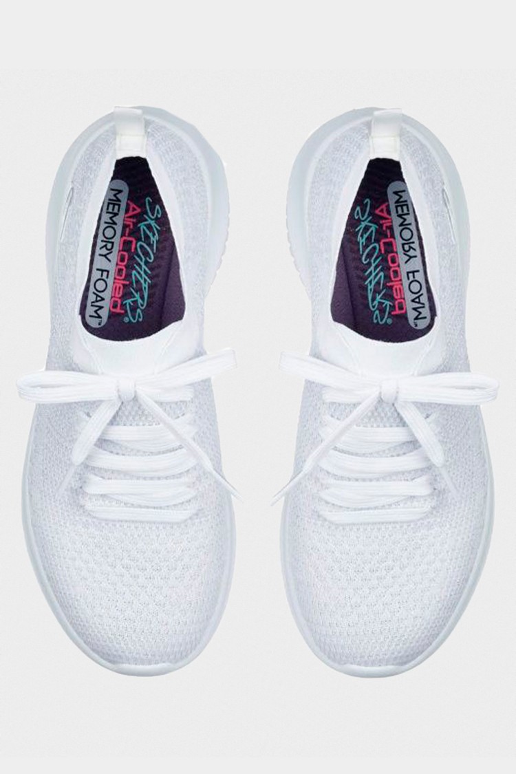 Кроссовки женские Skechers Ultra Flex белые 12843 WSL изображение 3