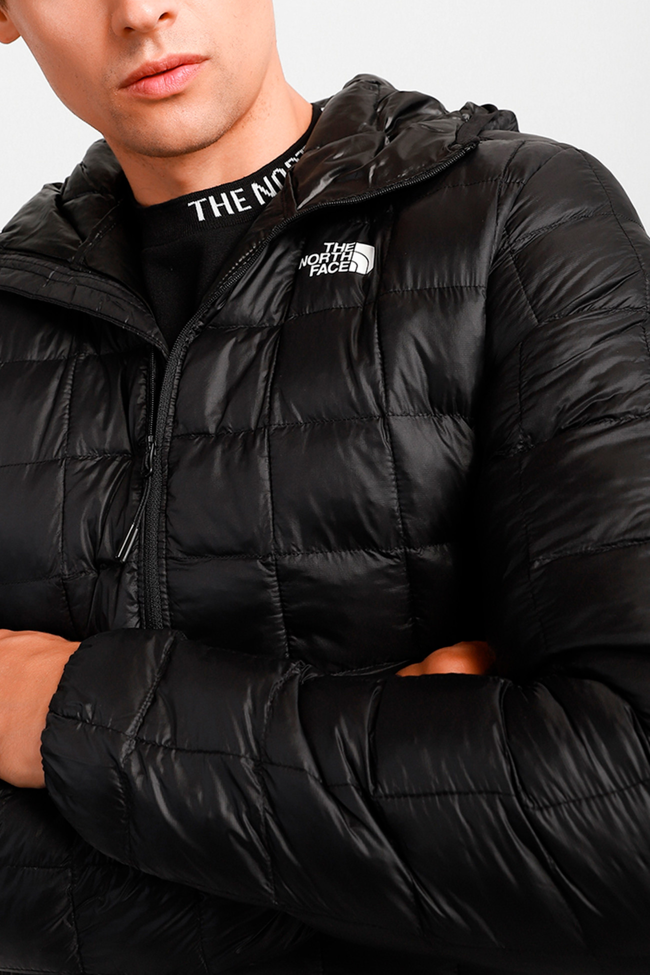 Куртка мужская The North Face M THERMOBALL ECO H черная N3462