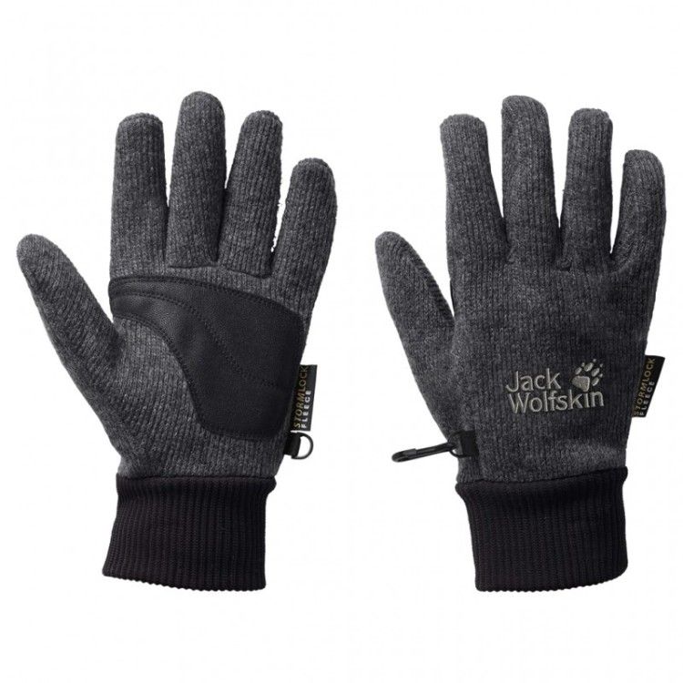 Перчатки Jack Wolfskin серые 1900921-6350 изображение 1