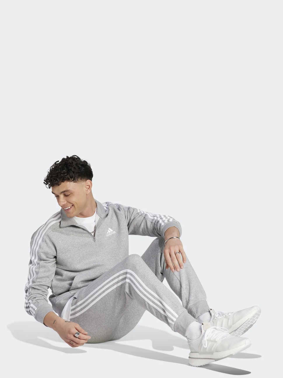 Штани чоловічі Adidas M 3S FL TC PT сірі IJ6494 — фото 3