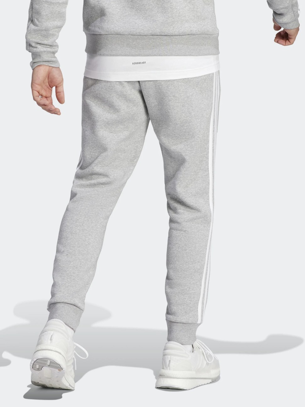 Штани чоловічі Adidas M 3S FL TC PT сірі IJ6494 — фото 4