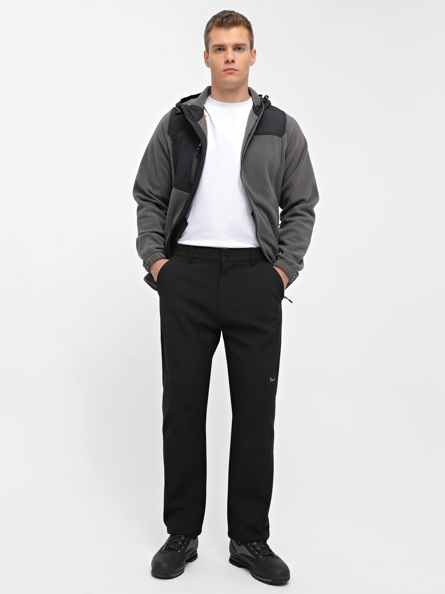 Штани чоловічі Radder Rouen чорні 502401-010 изображение 4