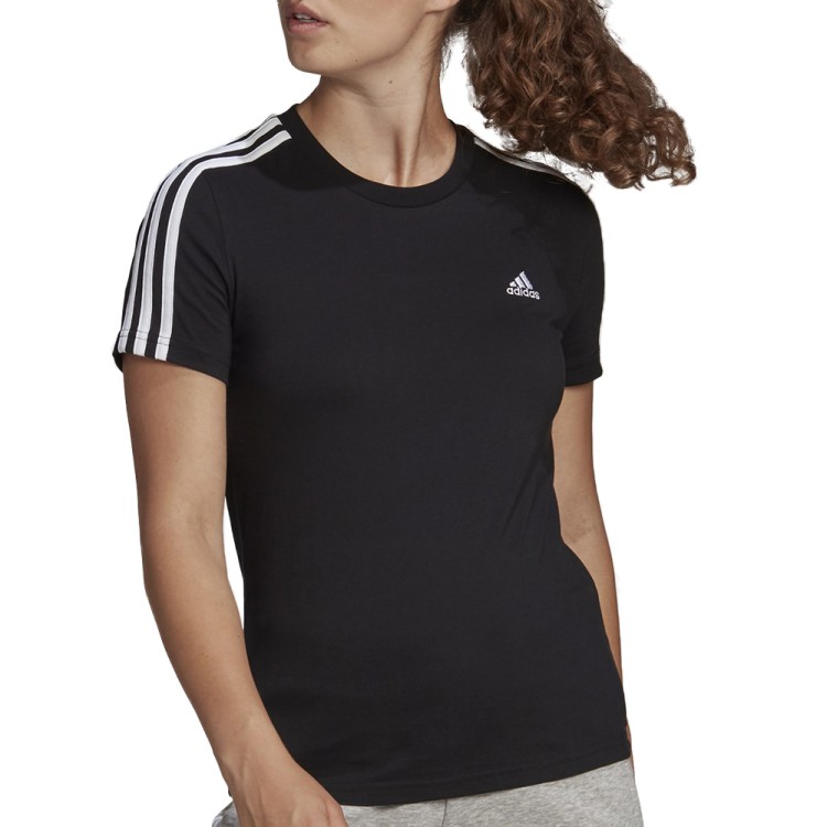 Футболка женская Adidas W 3S T черная GL0784