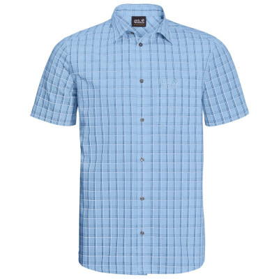 Рубашка мужская Jack Wolfskin голубая 1402332-7817