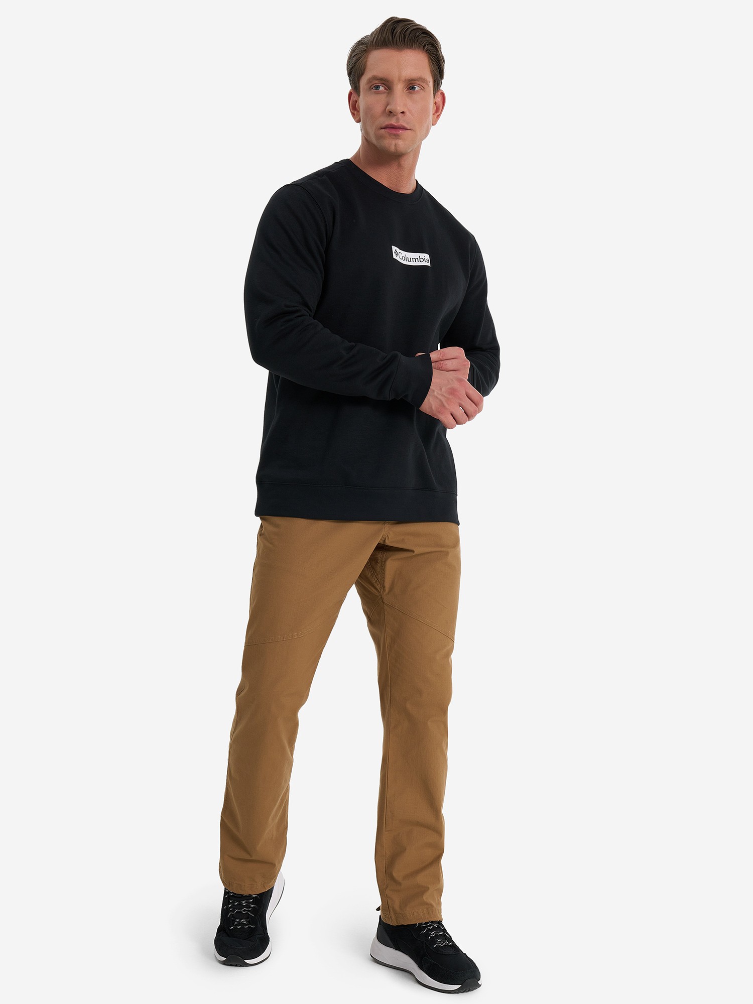 Джемпер чоловічий Columbia Beaumount™ Crew чорний 2126391-008 изображение 3