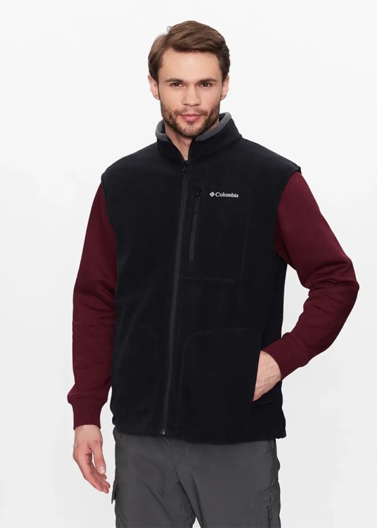 Жилет чоловічий Columbia Fast Trek™ Fleece Vest сірий 1460001-015 изображение 2