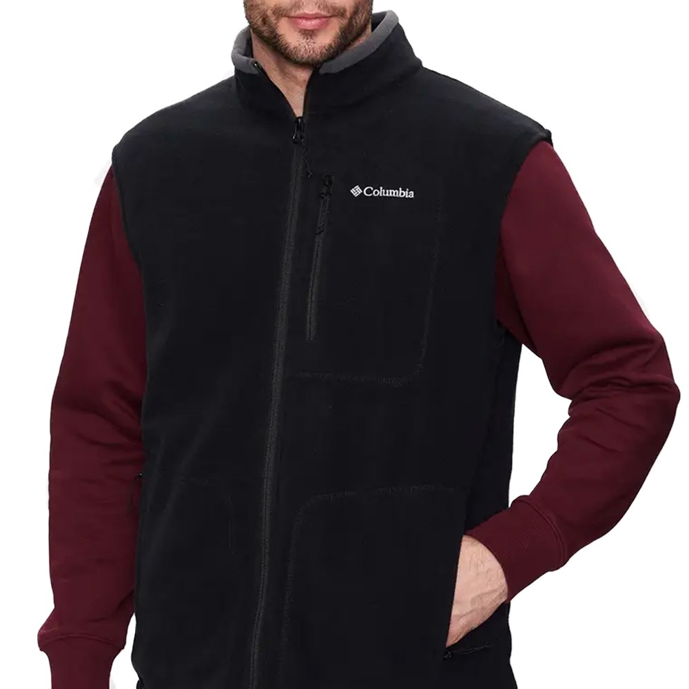 Жилет чоловічий Columbia Fast Trek™ Fleece Vest сірий 1460001-015 изображение 1