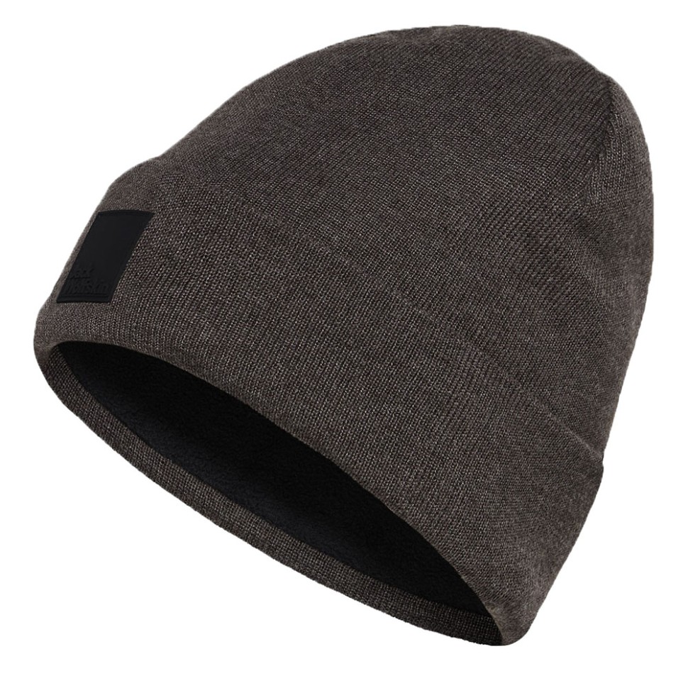 Шапка Jack Wolfskin ARCADEN BEANIE коричнева A60104-5719 — фото 1