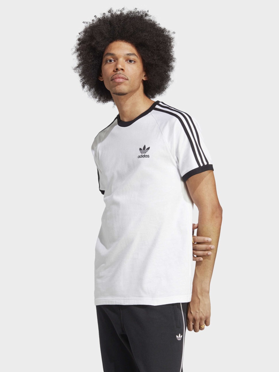 Футболка чоловіча Adidas 3-STRIPES TEE біла IA4846 — фото 2