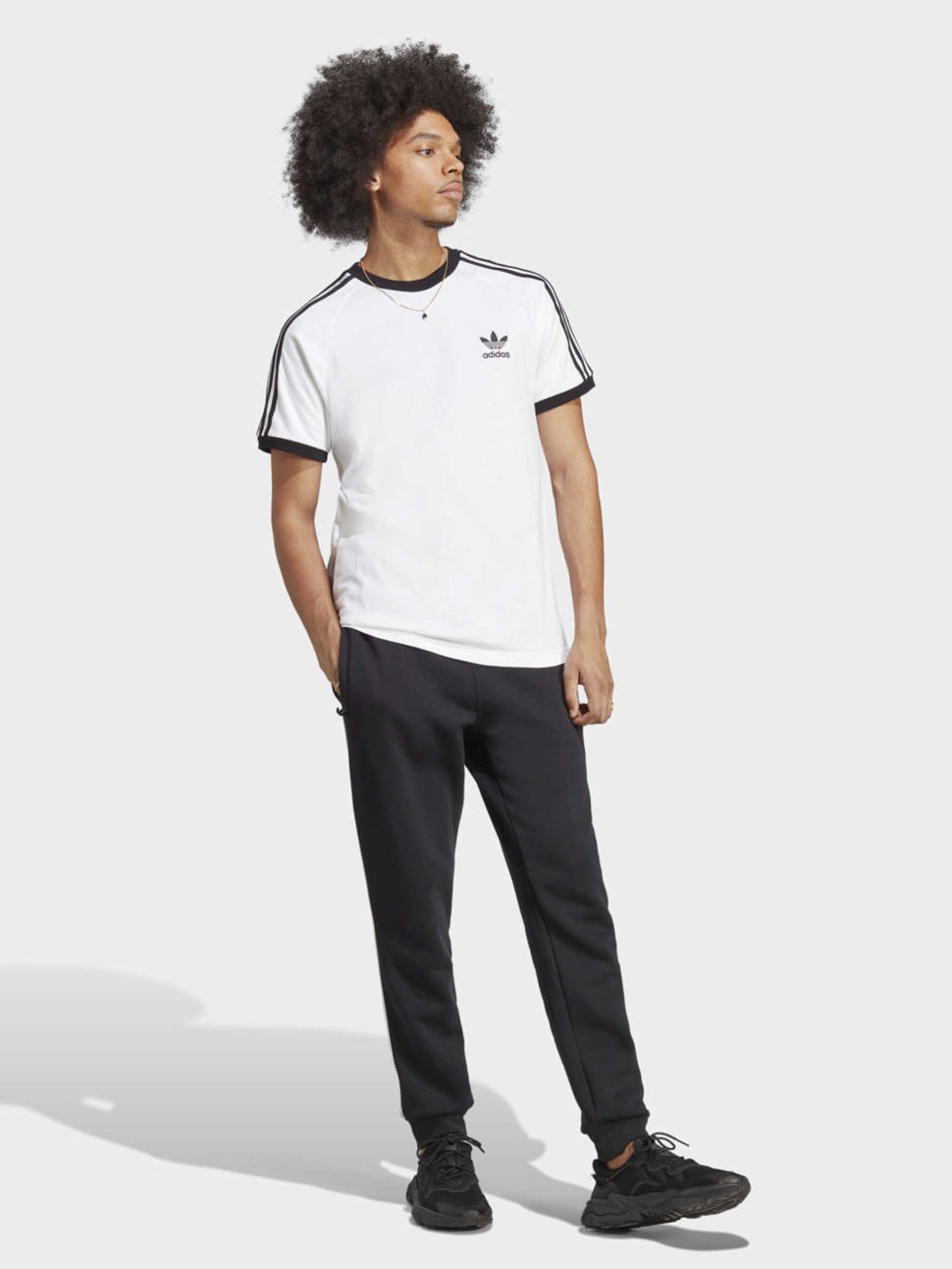 Футболка чоловіча Adidas 3-STRIPES TEE біла IA4846 — фото 4