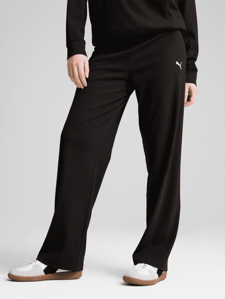 Штани жіночі Puma ESS ELEVATED Pant чорні 68502501 изображение 2