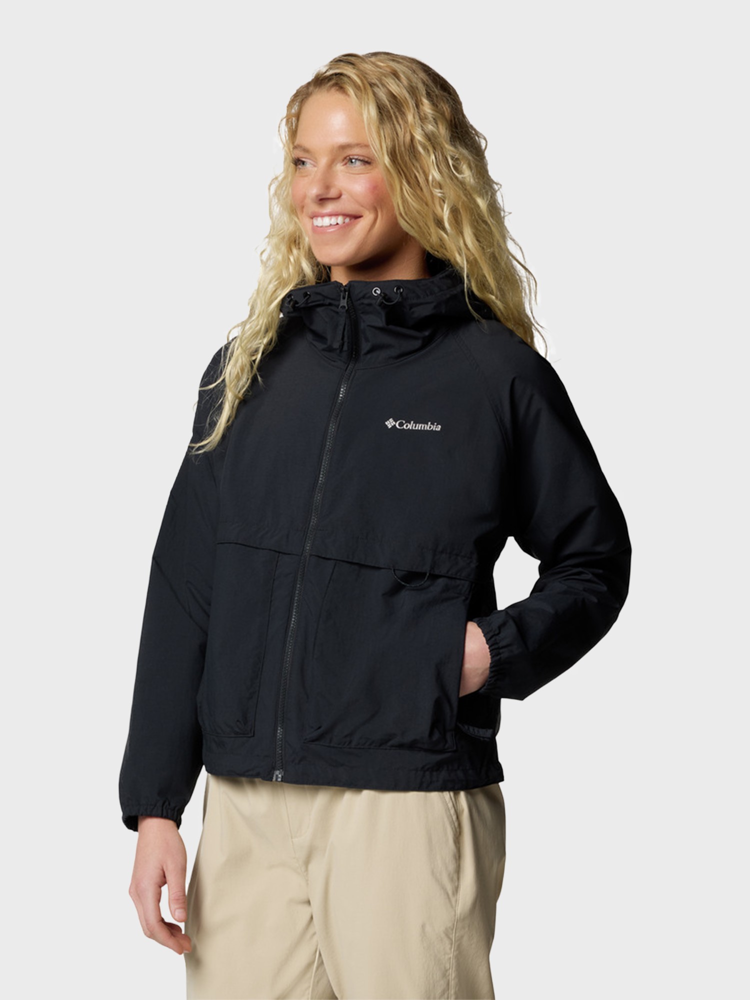 Вiтрiвка жiноча Columbia Spire Valley™ Windbreaker чорна 2116511-010 изображение 3