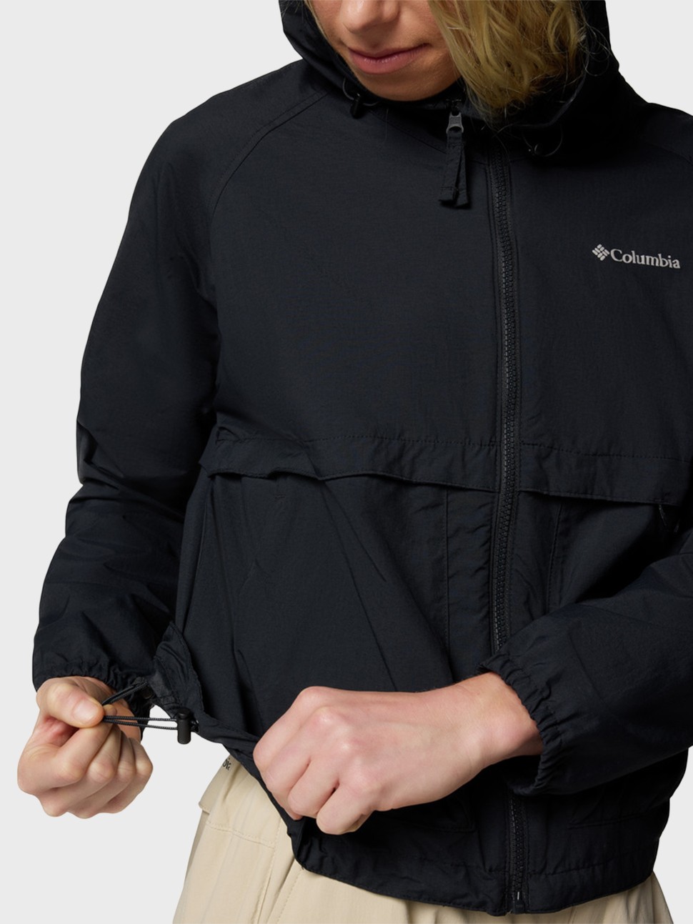 Вiтрiвка жiноча Columbia Spire Valley™ Windbreaker чорна 2116511-010 — фото 7