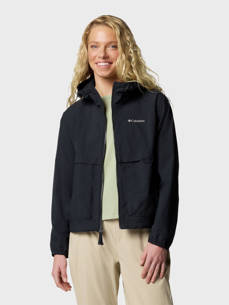 Вiтрiвка жiноча Columbia Spire Valley™ Windbreaker чорна 2116511-010 — фото 8