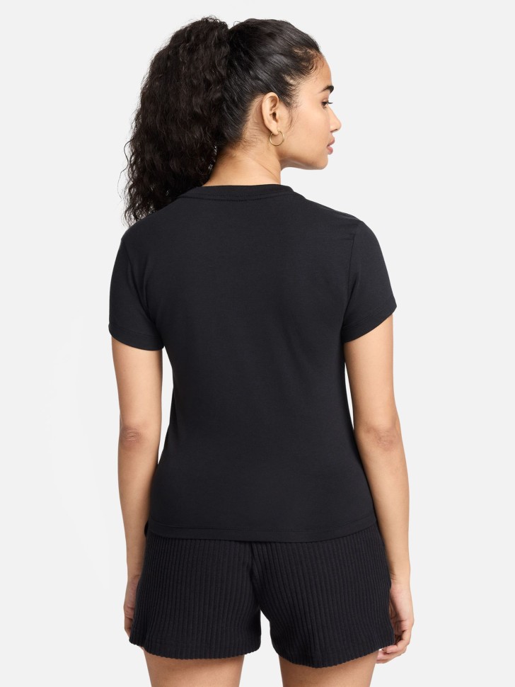 Футболка жіноча Nike W NSW NK CHLL KNT MD CRP чорна FV5508-010 изображение 4