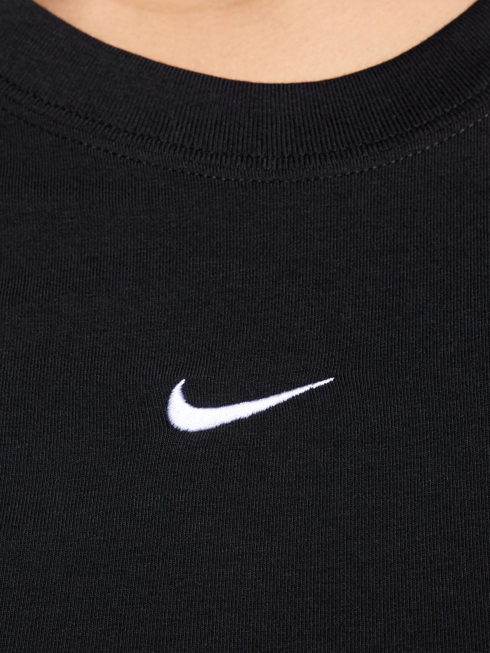 Футболка жіноча Nike W NSW NK CHLL KNT MD CRP чорна FV5508-010 — фото 6