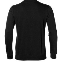 Толстовка мужская Asics Chest Logo Crew черная 2031A979-001 изображение 2