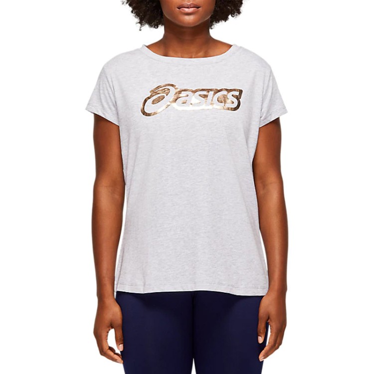 Футболка жіноча Asics Logo Graphic Tee біла 2032B406-020  изображение 1