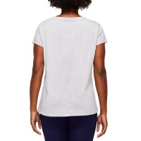 Футболка жіноча Asics Logo Graphic Tee біла 2032B406-020  изображение 2