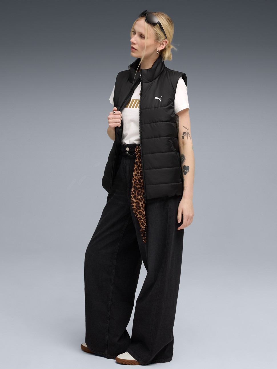 Жилет жіночий Puma ESS Padded Vest чорний 68522901 — фото 4