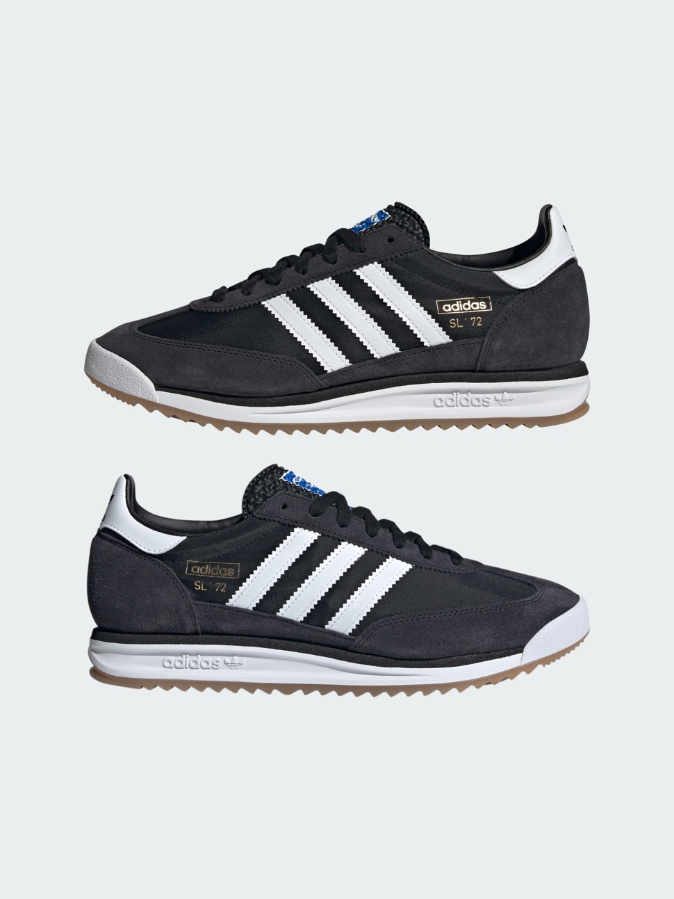 Кросівки чоловічі Adidas SL 72 RS чорні JI1282 — фото 2