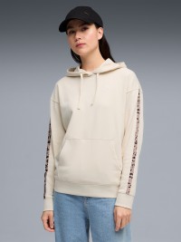  Толстовка женская Puma ESS GRAPHIC Animal Comfort Hoodie TR молочная 69182287  изображение 2