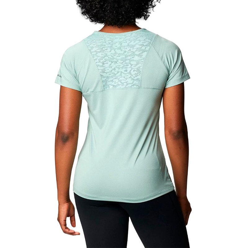 Футболка женская Columbia Peak To Point™ II SS Tee голубая 1885461-345 изображение 2
