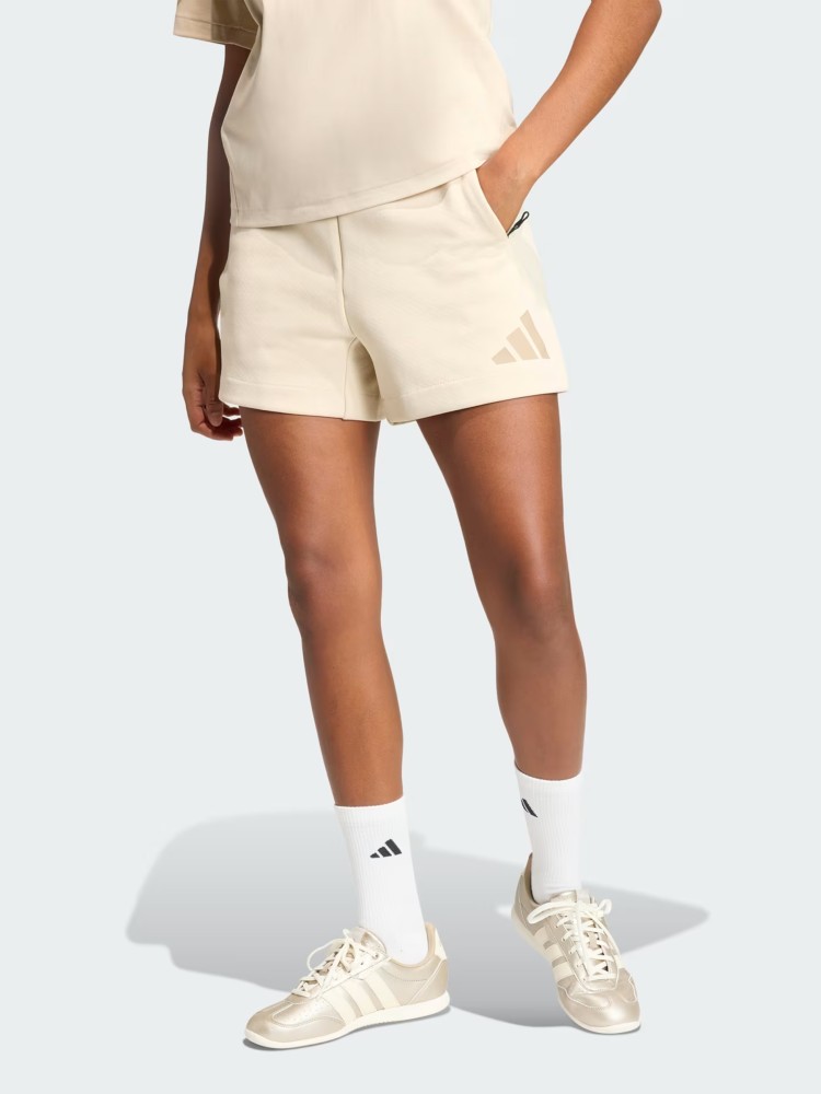 Шорты женские Adidas W Z.N.E. SHORT бежевые KC7725 изображение 2