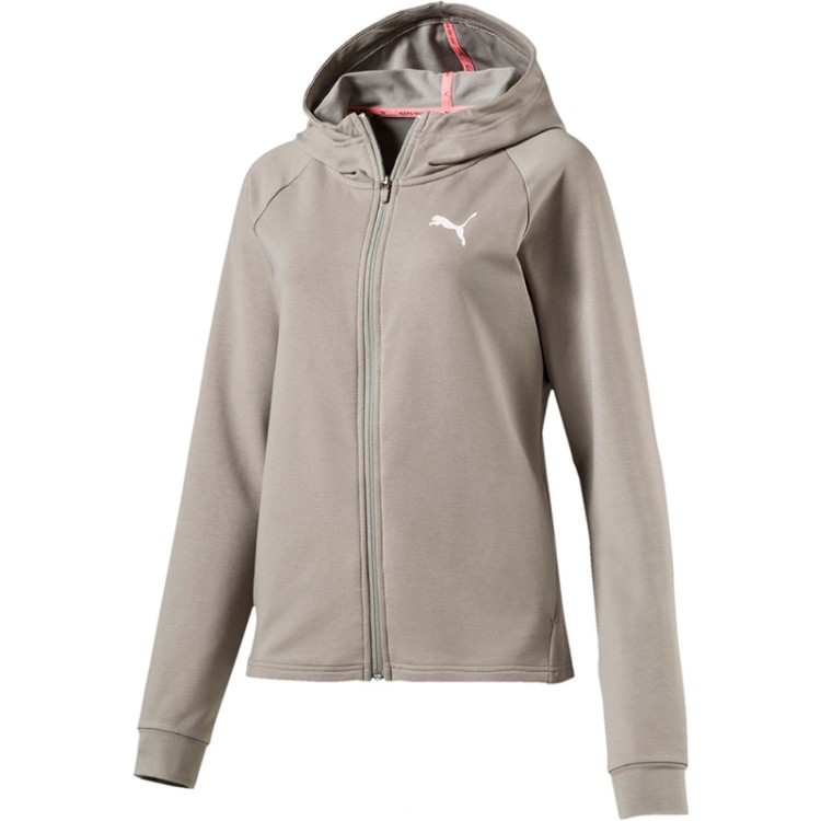 Толстовка женская Puma URBAN SPORTS FZ TR серая 85002517 изображение 1