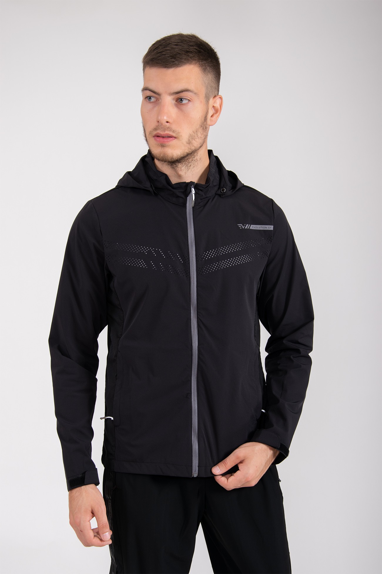 Вітрівка чоловіча Evoids Vela чорна 552156-010  изображение 2