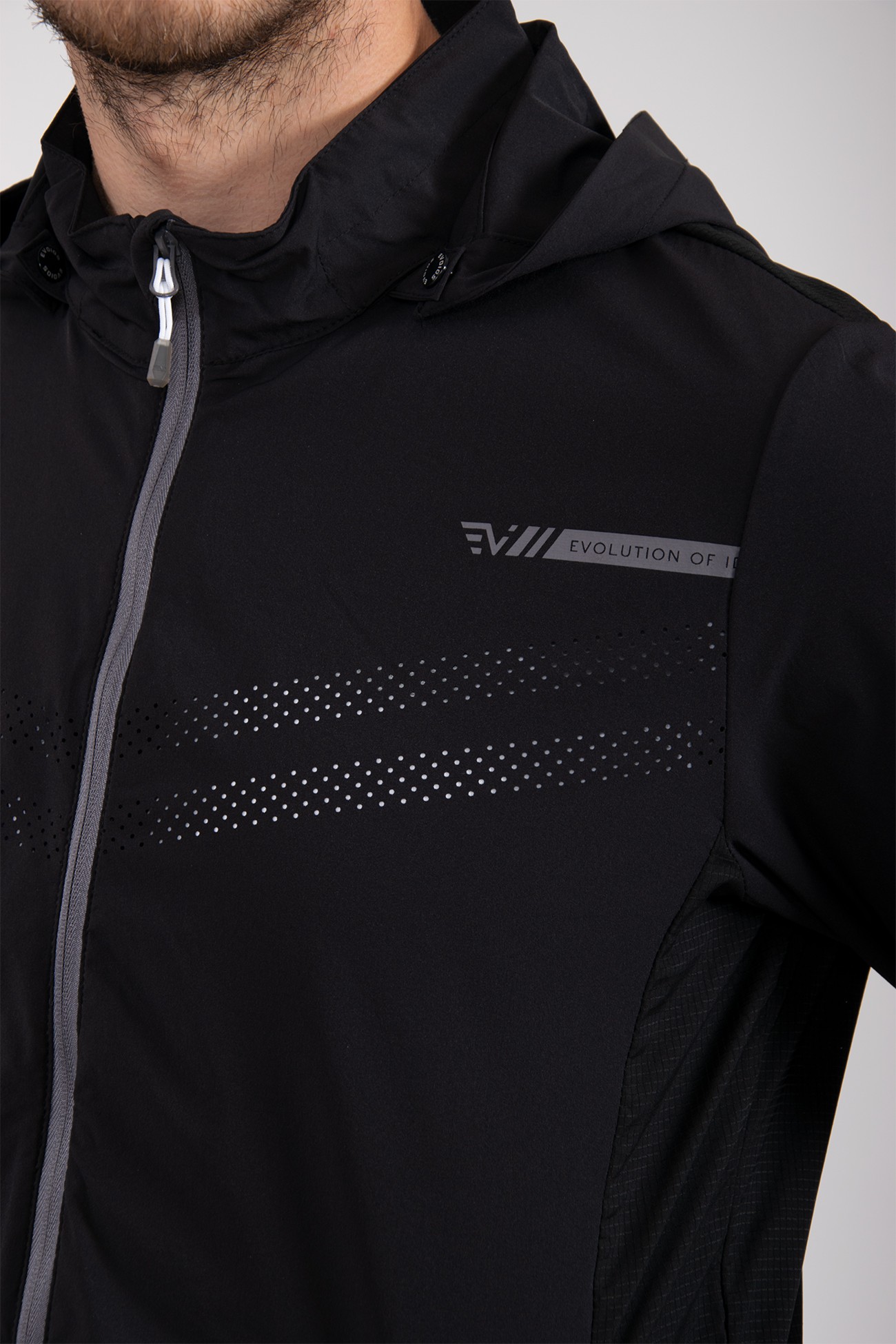 Вітрівка чоловіча Evoids Vela чорна 552156-010  изображение 3