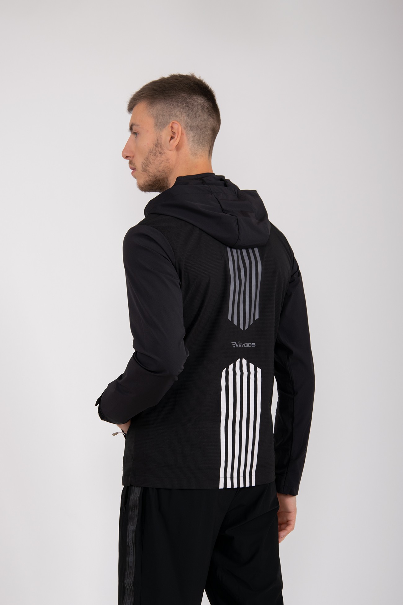 Вітрівка чоловіча Evoids Vela чорна 552156-010  изображение 6