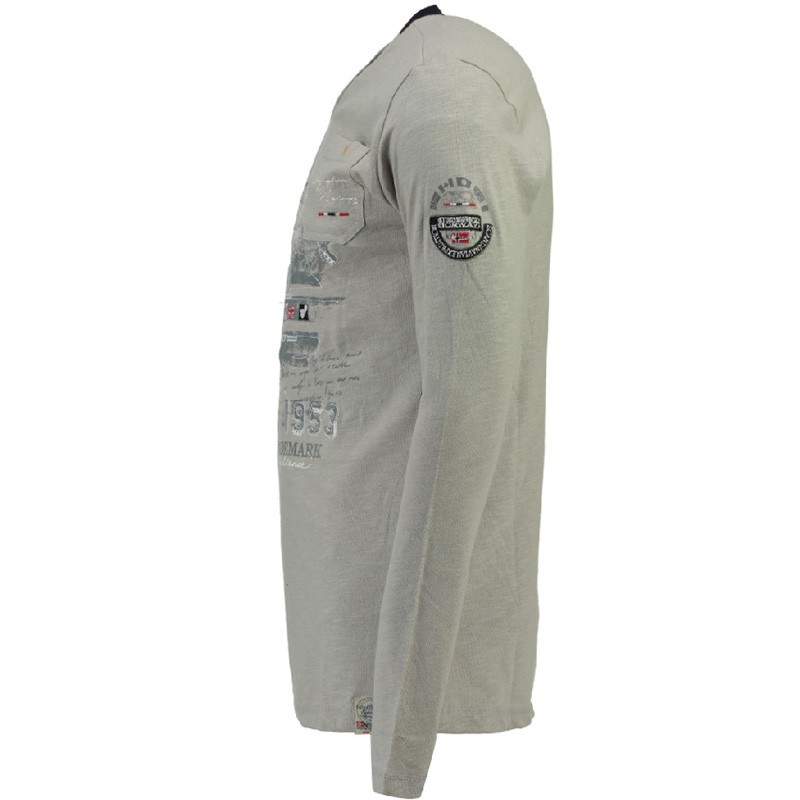 Футболка мужская Geographical Norway серая WP334H-011 изображение 3