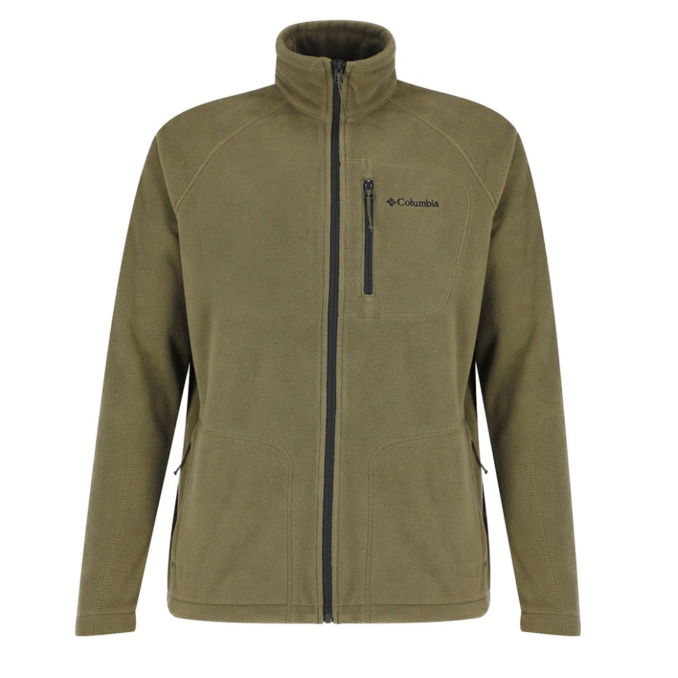 Толстовка мужская Columbia Fast Trek II Full Zip Fleece зеленая 1420421-397 изображение 1