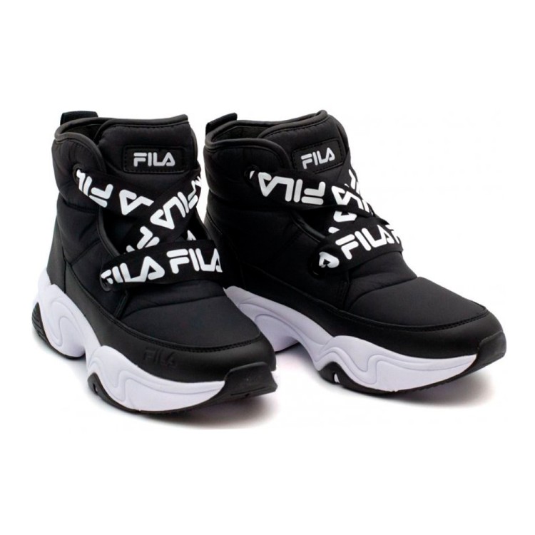 Ботинки женские Fila Nebula Puffy Wntr Mid W черные 107136-99 изображение 5