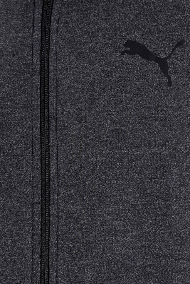 Толстовка чоловіча Puma Evostripe Core Fz Hoodie сіра 58581207  изображение 4