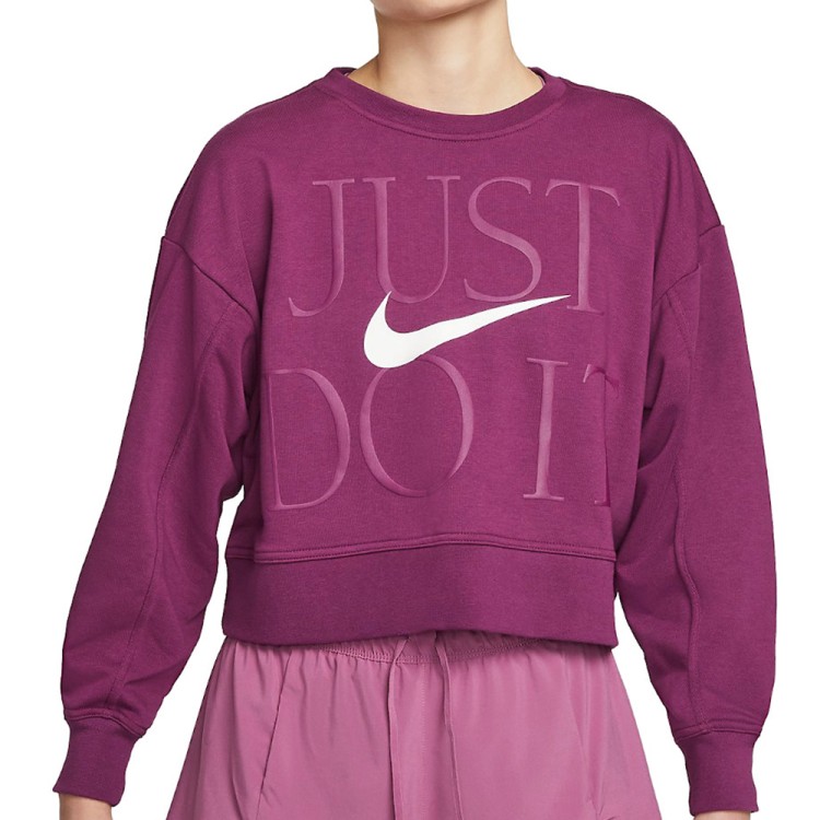 Толстовка женская Nike W Nk Df Gx Get Fit Fc Cw 12 M фиолетовая DD6130-610 изображение 1