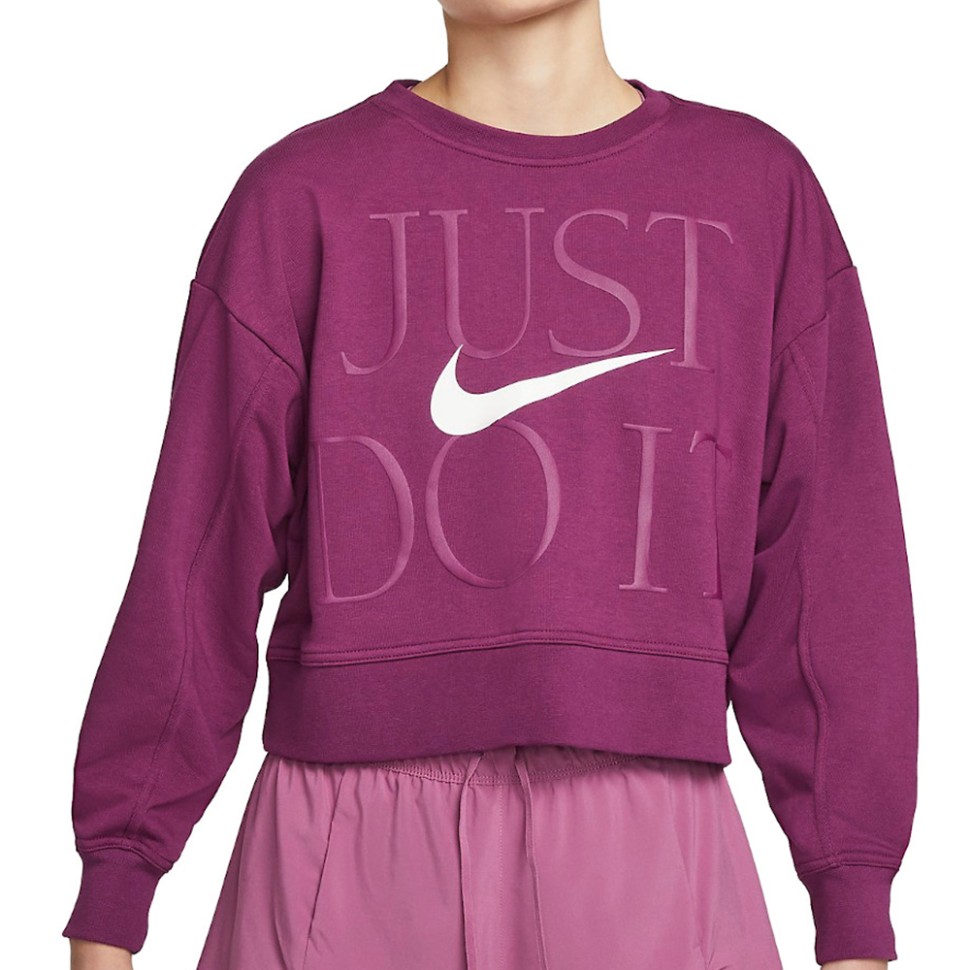 Толстовка женская Nike W Nk Df Gx Get Fit Fc Cw 12 M фиолетовая DD6130-610 изображение 1