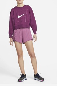 Толстовка женская Nike W Nk Df Gx Get Fit Fc Cw 12 M фиолетовая DD6130-610 изображение 2